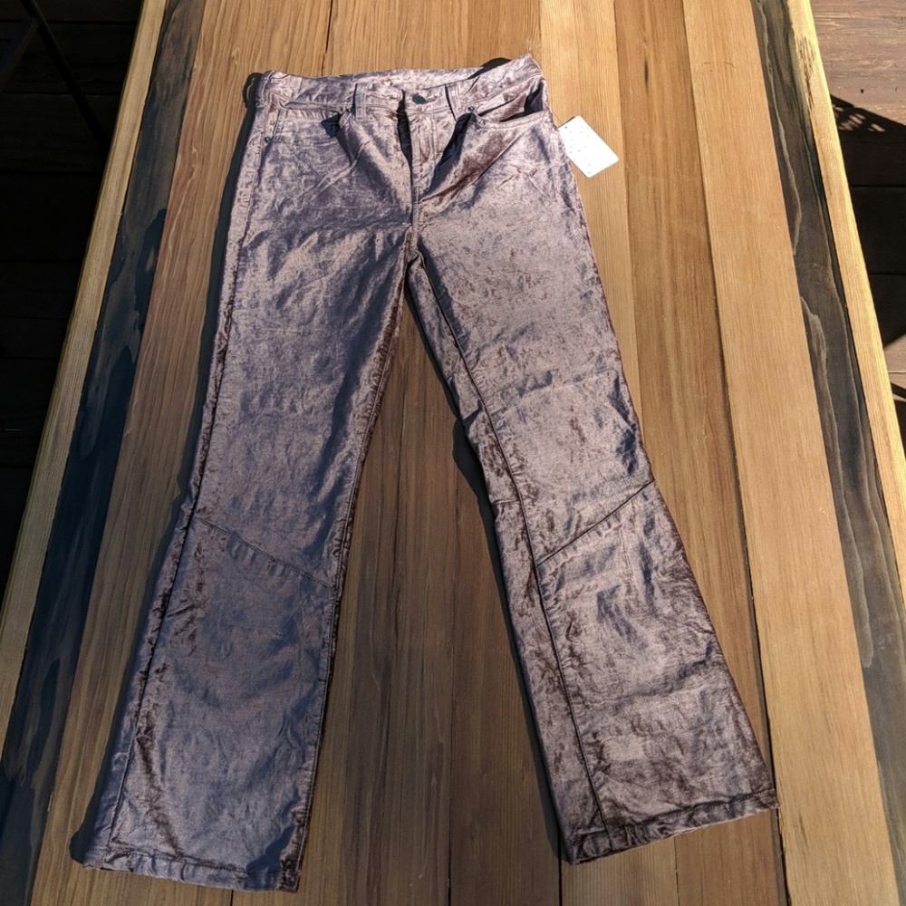 NWT Free People Velvet Pants